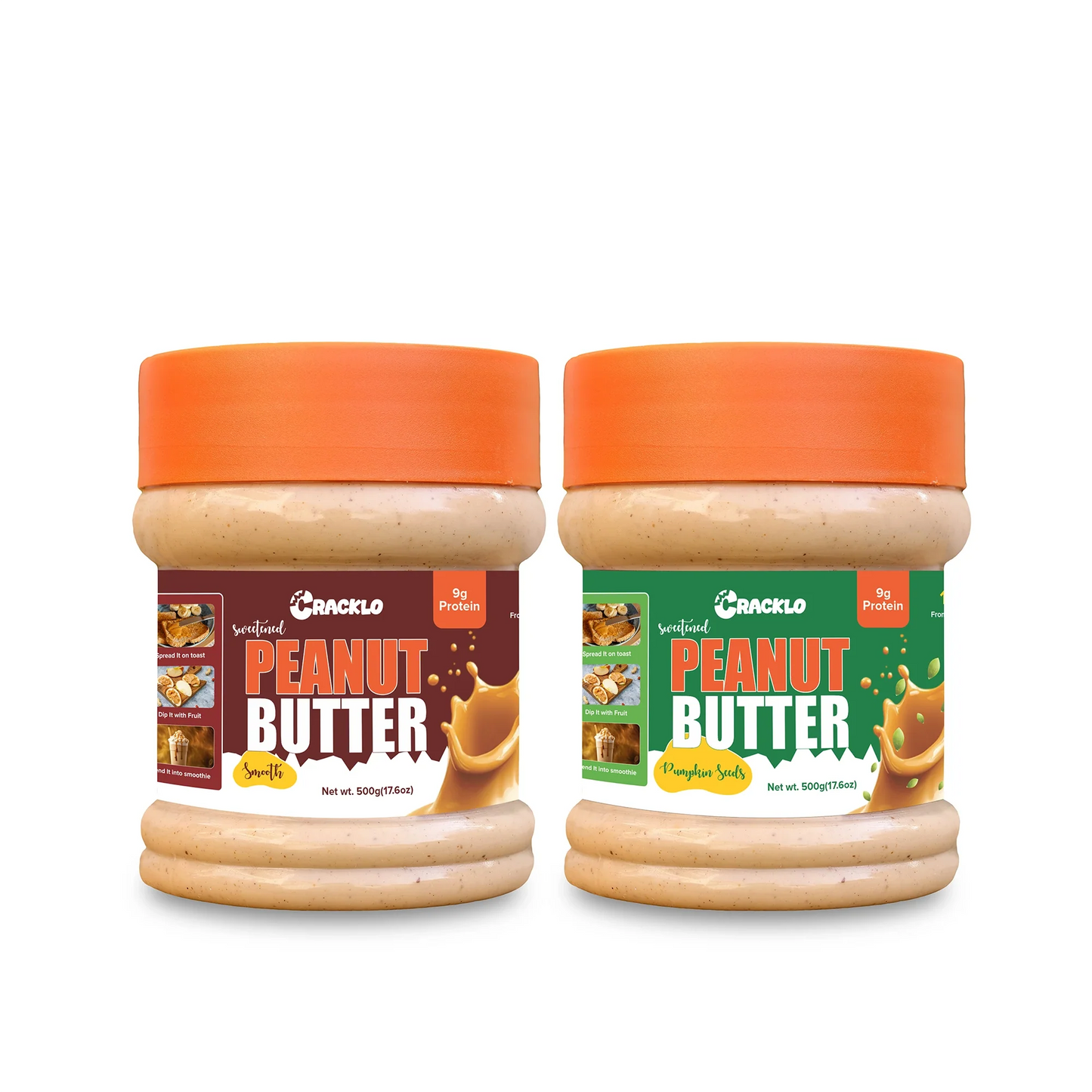 Combo Pack – Smooth + Pumpkin Seed | Sweetened | 500g