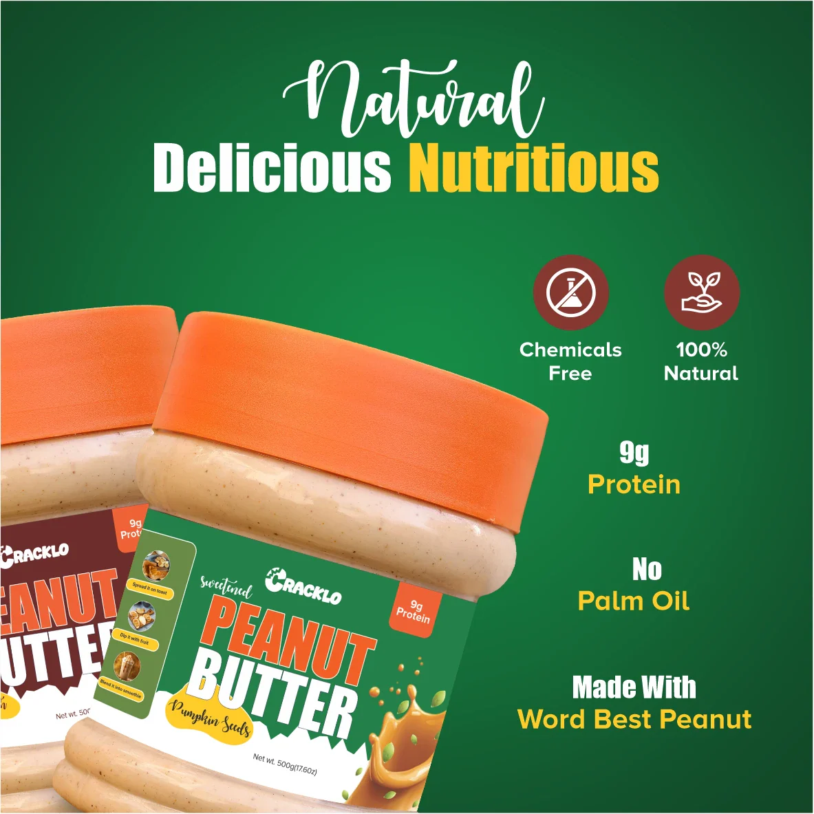 Combo Pack – Smooth + Pumpkin Seed | Sweetened | 500g