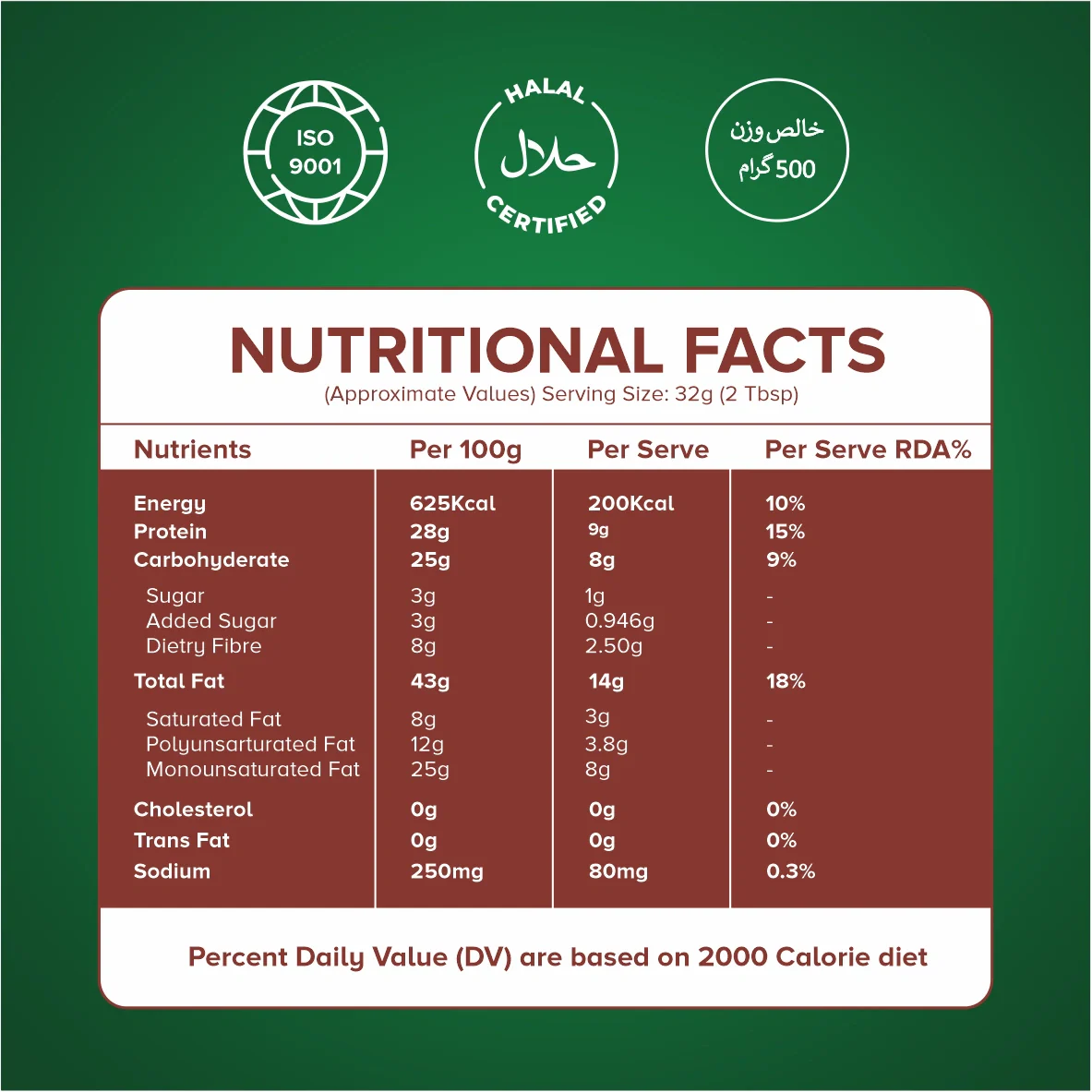 Combo Pack – Smooth + Pumpkin Seeds | 340g Sweetened.