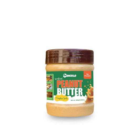 Pumpkin Seeds Peanut Butter 340g | Organic | Sweetened | PCOS Friendly | No Palm Oil | Healthy for Men & Women Cracklo Cracklo Peanut Butter