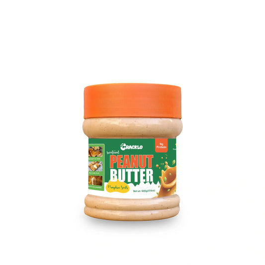 Cracklo Pumpkin Seeds Peanut Butter 500g  | Organic | Sweetened | Healthy Choice for Men & Women | PCOS Friendly | No Palm Oil Cracklo Cracklo Peanut Butter