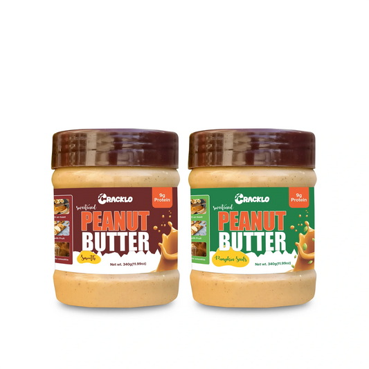 Combo Pack – Smooth + Pumpkin Seeds | 340g Sweetened.
