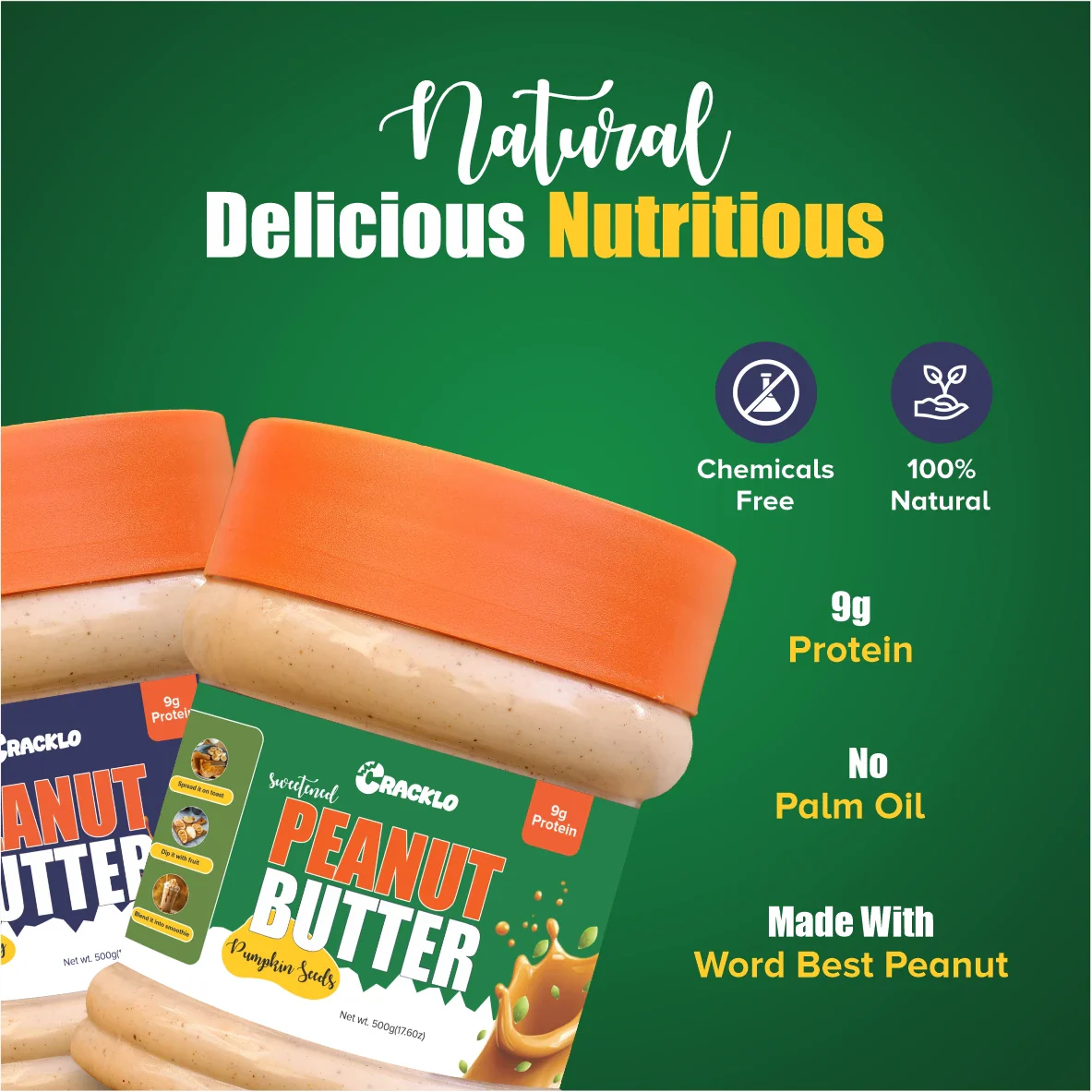 Combo Pack – Chunky + Pumpkin Seed | Sweetened | 500g
