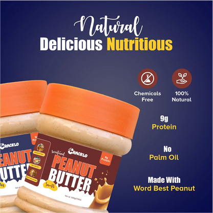 Combo Pack – Smooth + Chunky | Sweetened & Unsweetened 500g