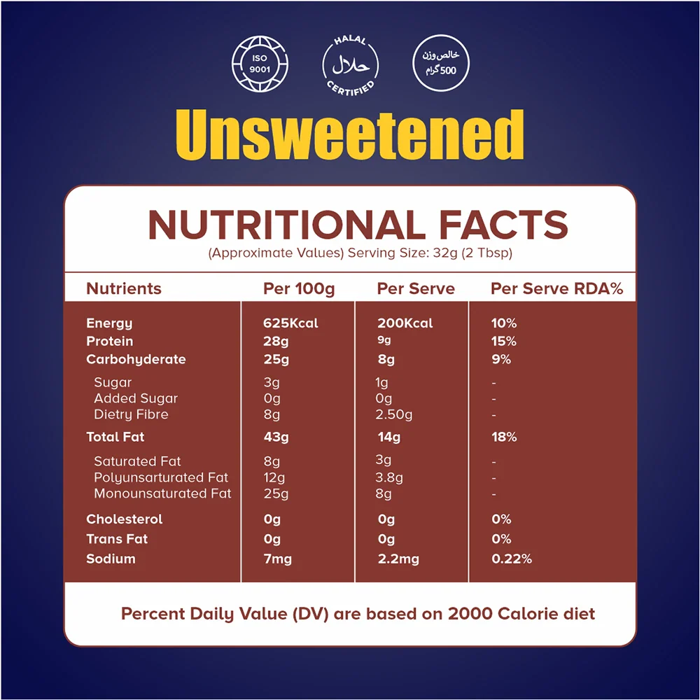 Combo Pack – Smooth + Chunky | Sweetened & Unsweetened 500g