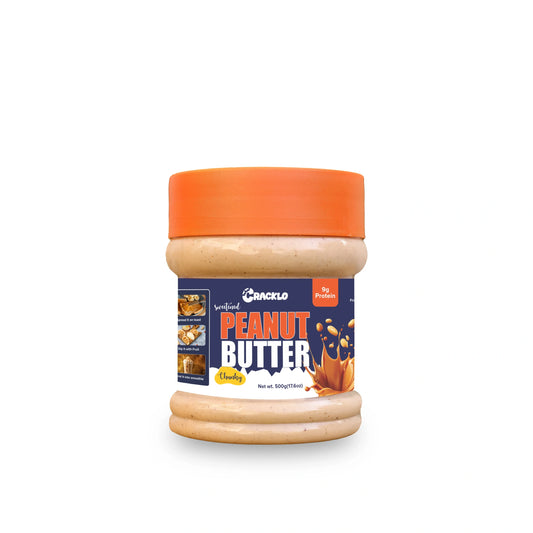 Chunky Peanut Butter 500g | Sweetened & Unsweetened – Cracklo