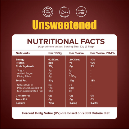 Smooth Peanut Butter 340g | Sweetened & Unsweetened – Cracklo