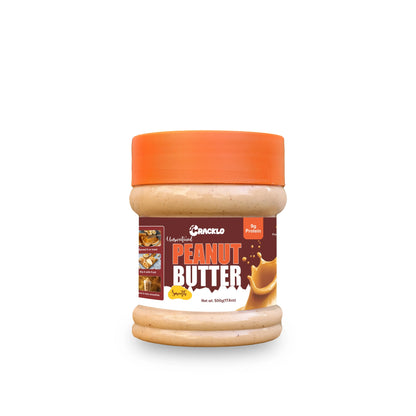 Smooth Peanut Butter 500g | Sweetened & Unsweetened – Cracklo